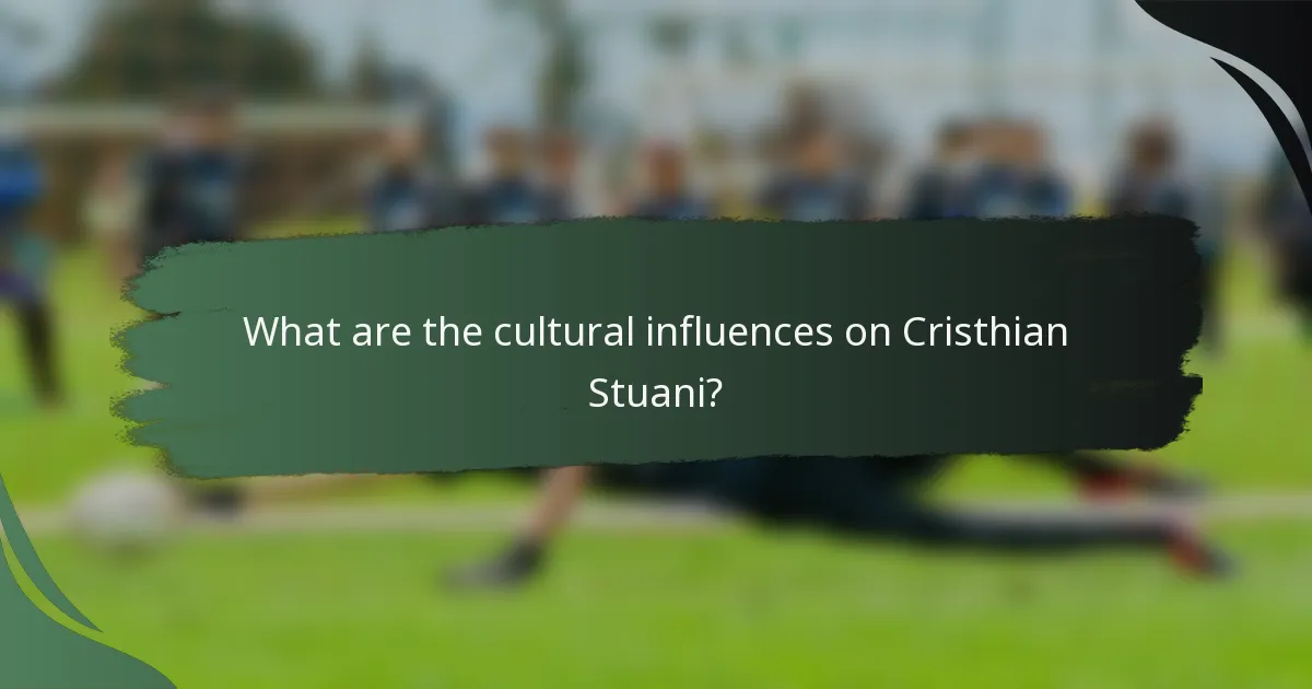 What are the cultural influences on Cristhian Stuani?